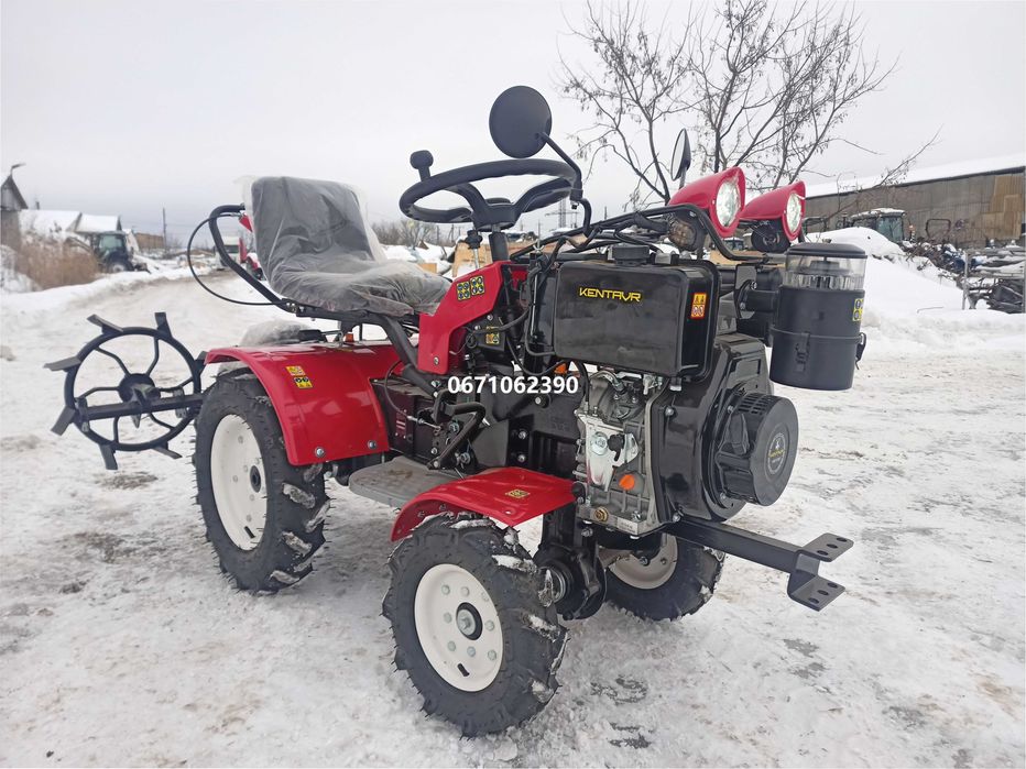 Мототрактор КЕNTAVR 10D (1350) Дизель 4x4 Кентавр переломка доставка