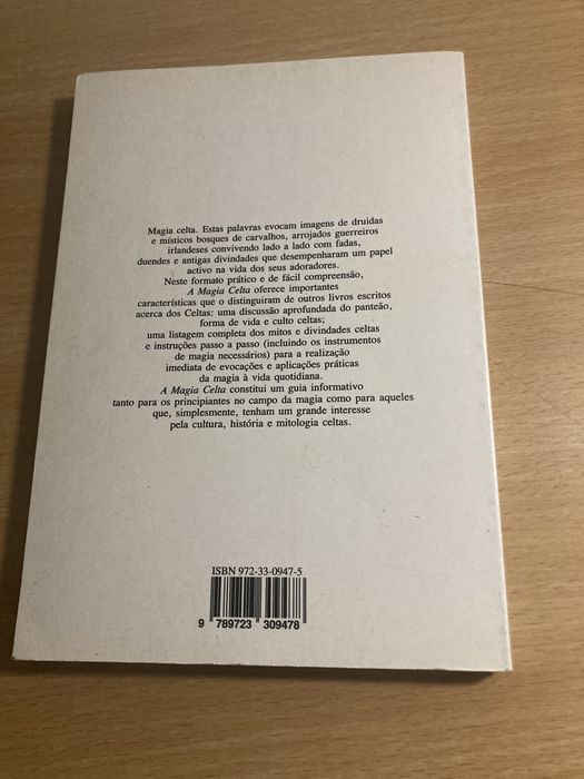 Livro de Esoterismo ou Espiritualidade - Magia Celta