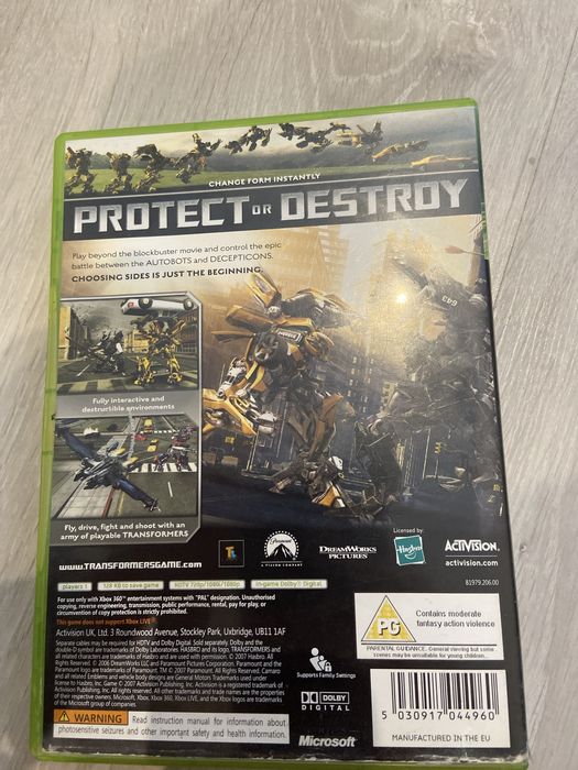 Transformers the game xbox 360