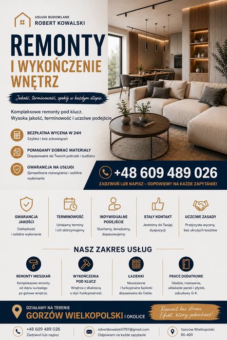 Usługi wykończeniowe