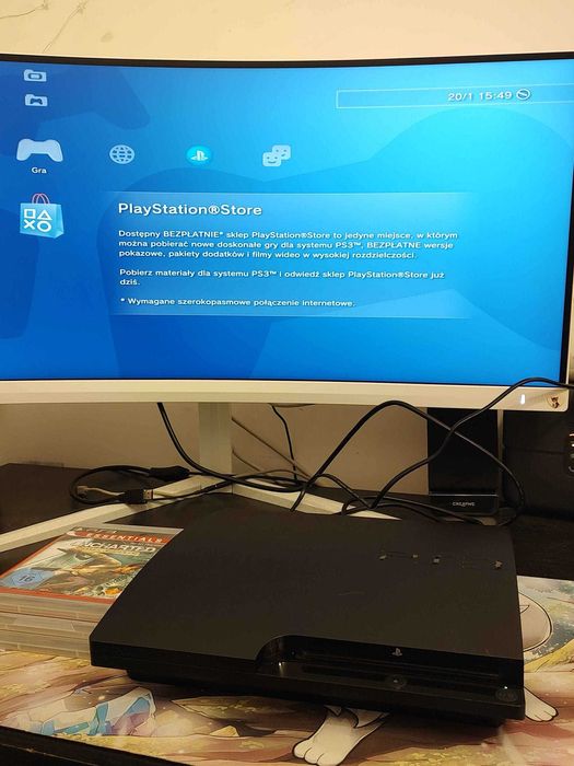 Sprzedam PS3 Slim + 3 gry Uncharted