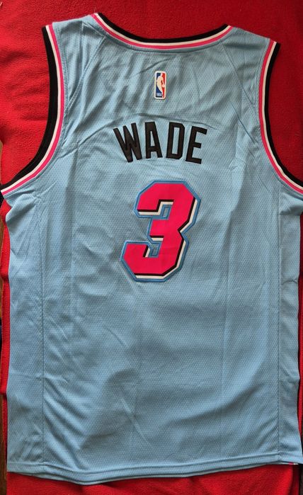 Nowa nike Dwayne Wade #3 Miami Heat rozm. XL 52 błękitne NBA