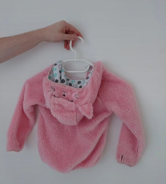 Różowy polarek dla dziewczynki