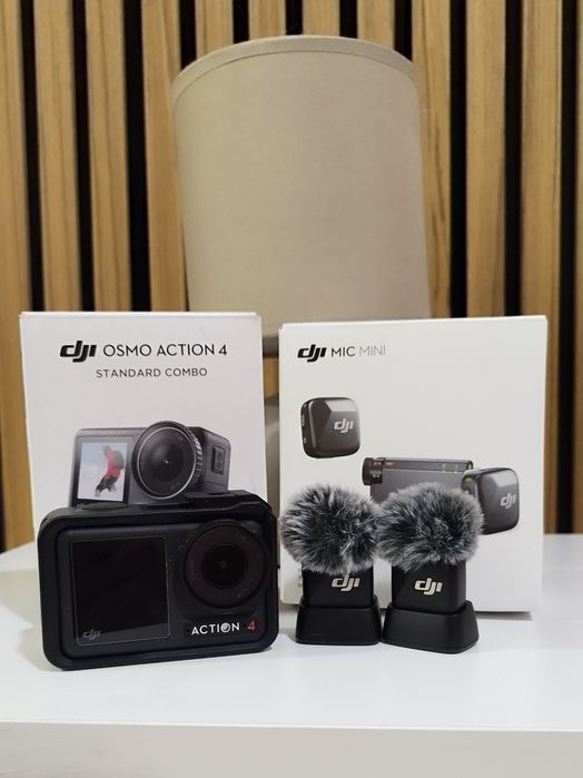 DJI Osmo Action 4+Microfones Mic mini