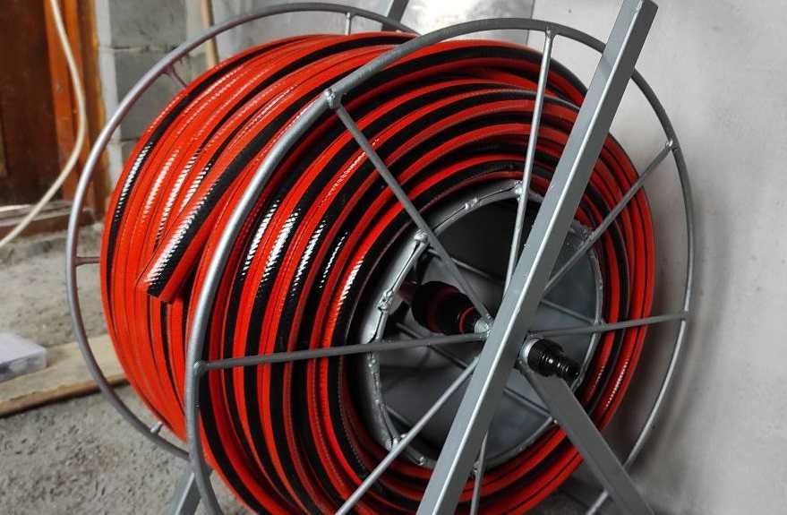 Катушка на 50 метрів для шланга поливочного садового шланг 3/4 дніпро