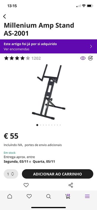 Suporte para Amplificadores