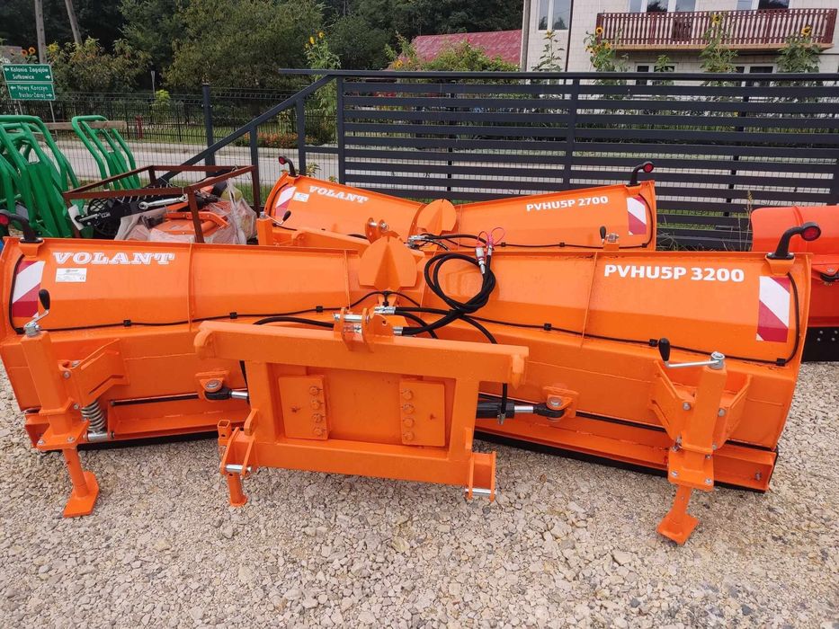 Solidny pług do śniegu hydrauliczny komunalny strzałka 3.2 m GWARANCJA