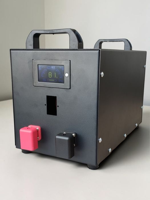 Акумулятор LiFePO₄ 12.8V 280Ah (3.58 кВт·год) у металевому корпусі з LCD
