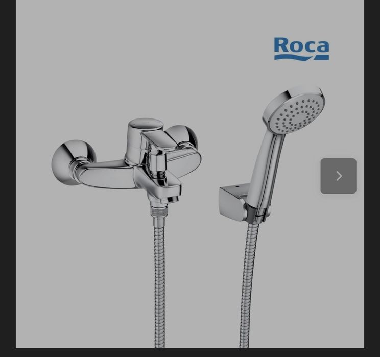 Torneira para banheira monocomando cromado Roca Mitos