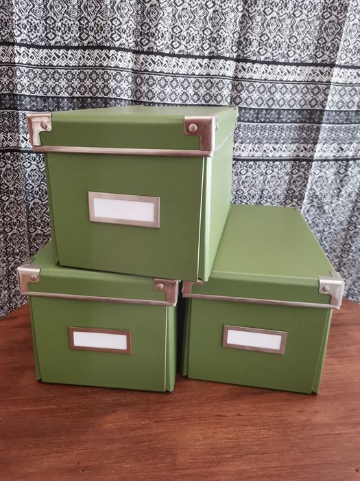 Caixas de arrumação KASSET, do IKEA