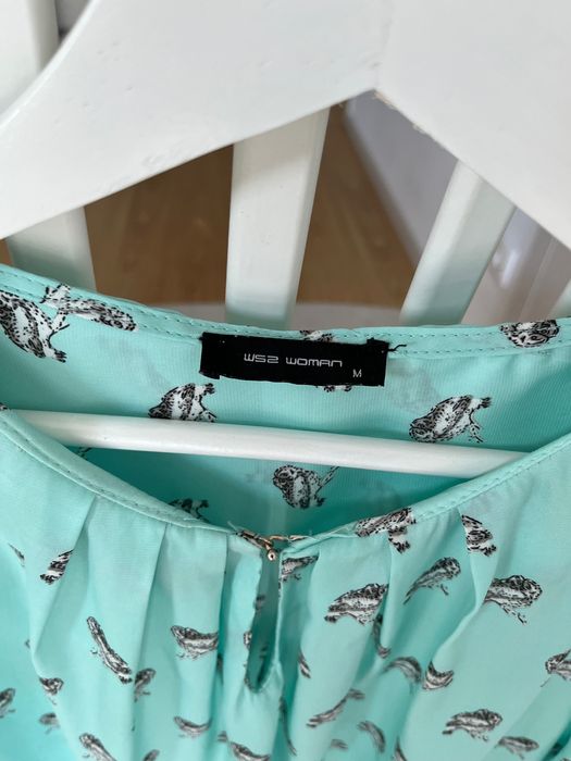 Blusa tamanho M em verde água