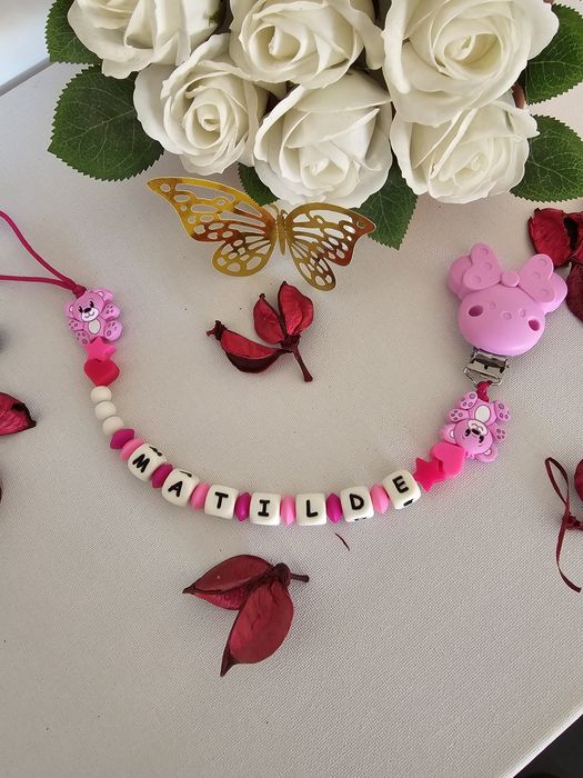 Prendedores chupetas silicone