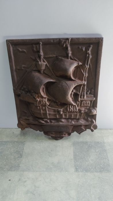 Żaglowiec Santa Maria odlew żeliwny