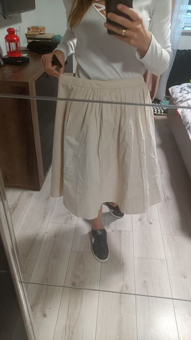 Bawełniana spódnica za kolano L Marie lund