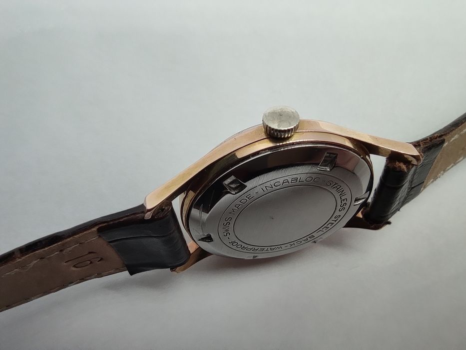 Zegarek Swiss vintage złocony