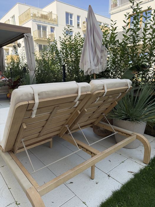 Sklum Dubai leżak ogrodowy dwuosobowy