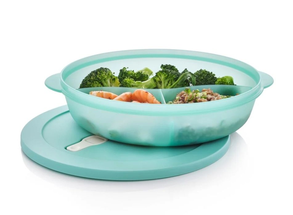 Prato CrystalWave com Divisórias Tupperware