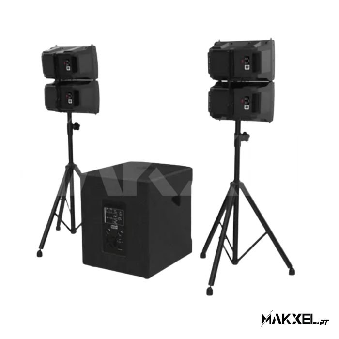 Audibax Seattle 1000 PA Line Array + Suportes Sistema com Bluetooth