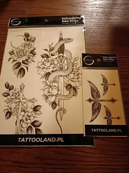 tatuaże zmywalne- zestaw
