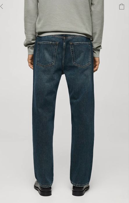 Джинси прямі mango