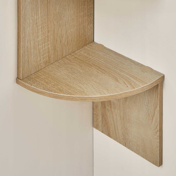 NOWY !! Regał narożny 5 półek, 126 cm wysokości