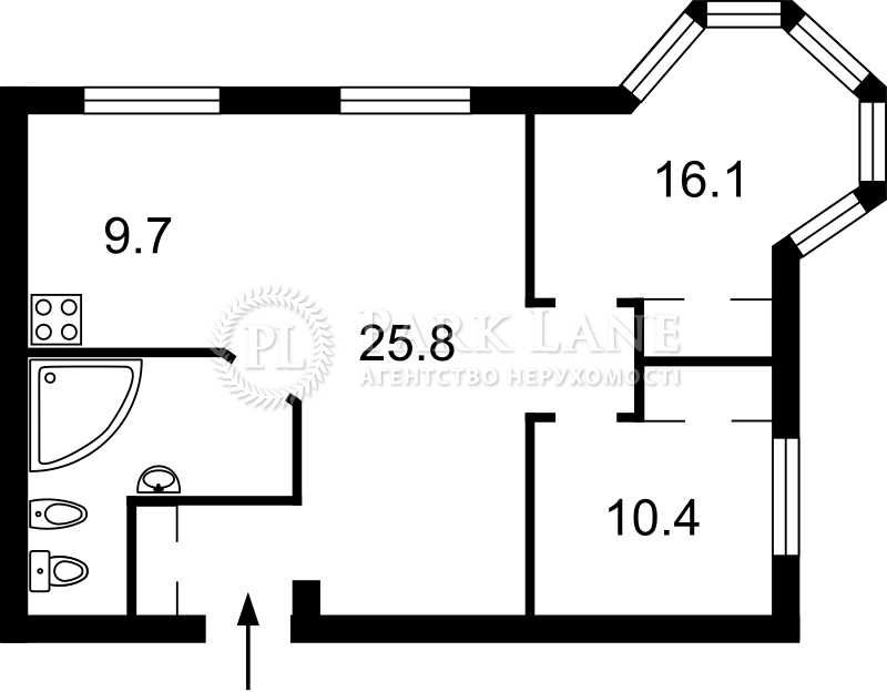Хрещатик 23 Майдан Золоті Ворота новий ремонт без комісії