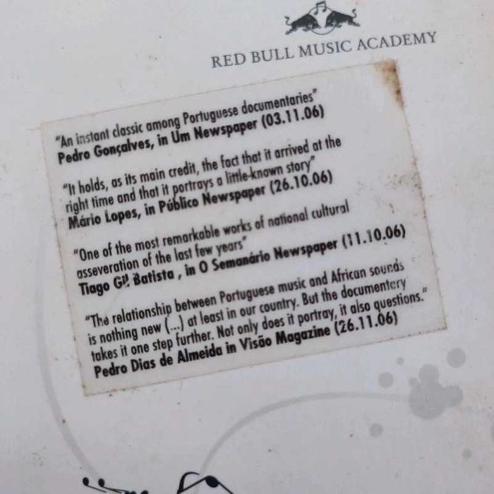 DVD CD Lusofonia, a (R)evolução Red Bull Academy