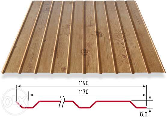 Металочерепиця профнастил виробництво у Кривому Розі профлист забор