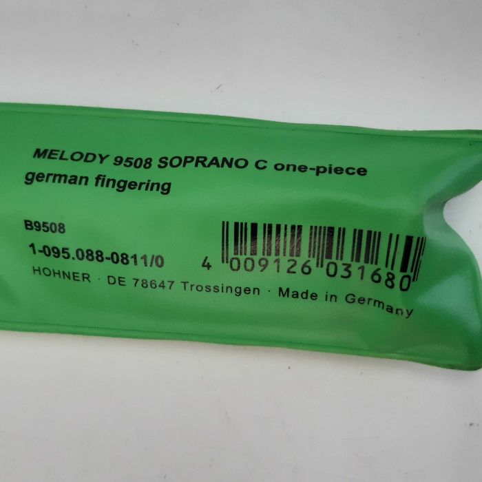 Flauta Alemã Hohner Melody Blockflote Uso Escolar Como Nova