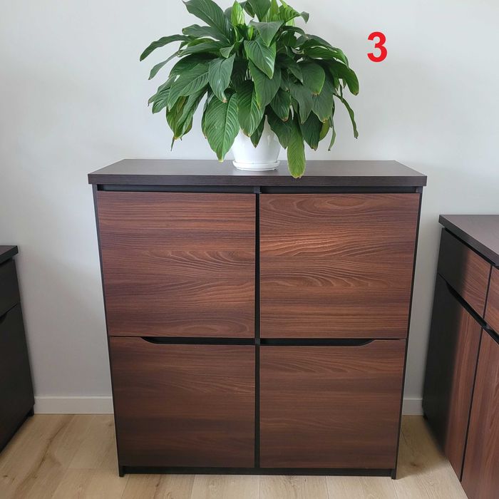 zestaw mebli BRW July 2 komody, witryna,szafka