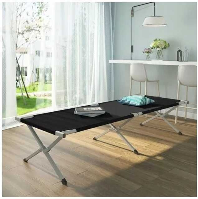 ŁÓŻKO POLOWE 189 x 70 cm Pokrowiec GRATIS