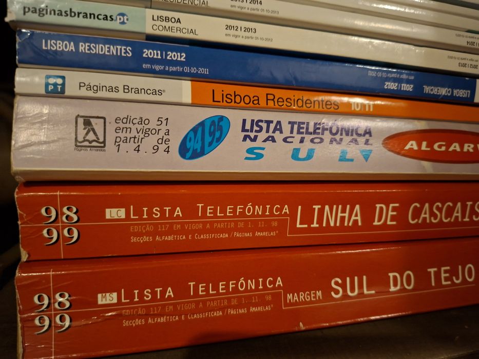 Lote de listas telefonicas 1990's