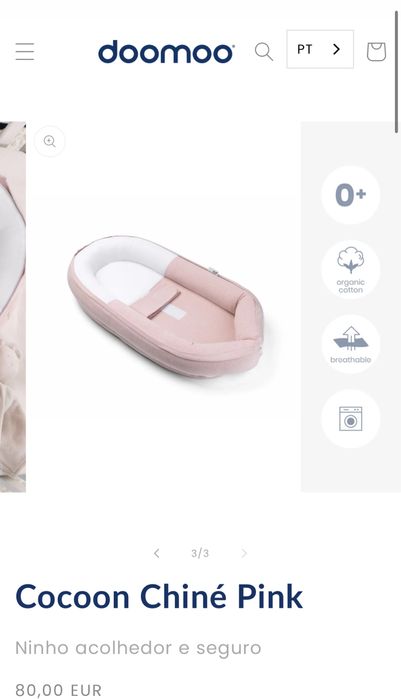 Doomoo – Ninho Cocoon – Chine Rosa