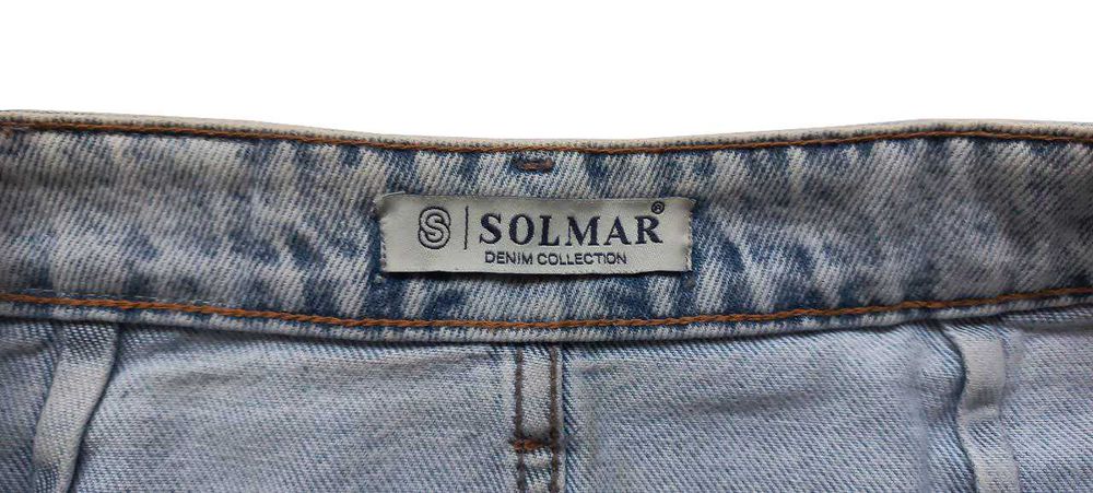 Джинсова спідниця міді Solmar на ґудзиках (розмір 27, 100% бавовна)