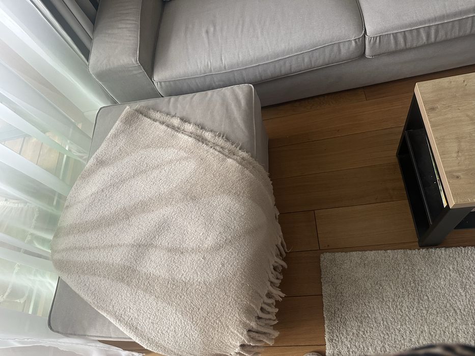 Kanapa + pufa podnóżek ze schowkiem Ikea Kivik