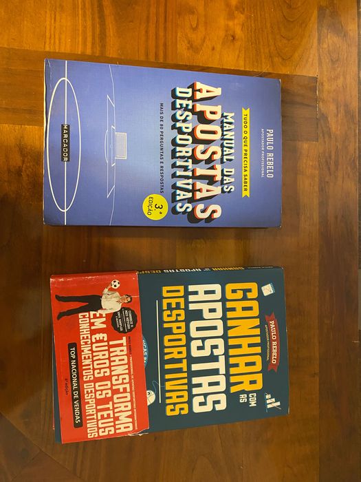 “Ganhar com apostas desportivas” Livros de Paulo Rebelo