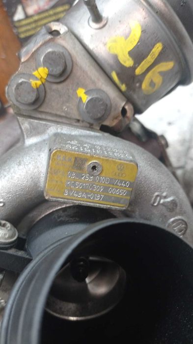Turbo VOLKSWAGEN TIGUAN  2,0tdi   141CV   do CFFB   ref: 03L253010D