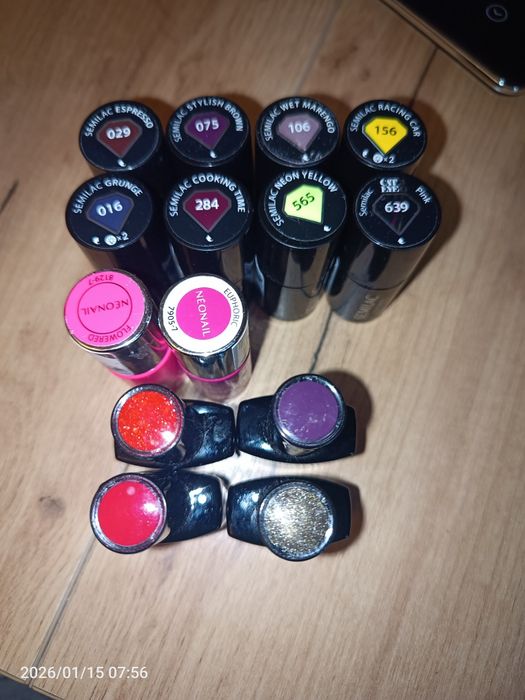 Lakiery UV Hybrid do makijażu Semilac neonail  shellac