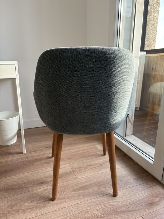 Cadeira Verde e Madeira (2 unidades)