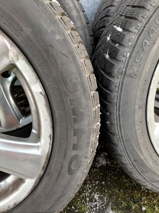 Alufelgi z oponami zimowymi