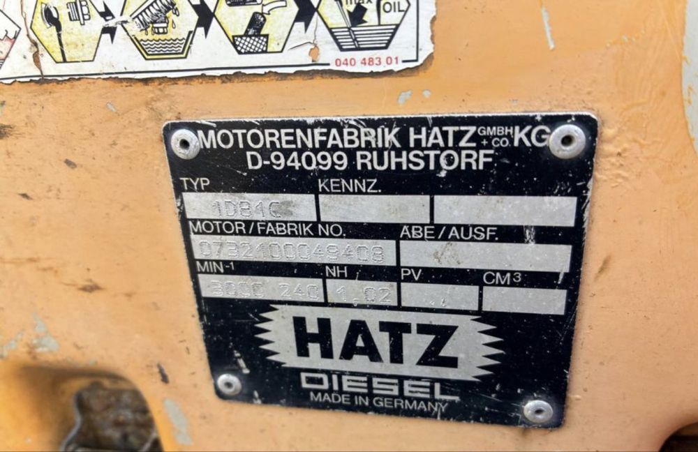 Przyczepa do przewozu Mas Bitumicznych , Termos  , silnik Hatz , Asfaltu Lanego roboty Drogowe KOLBERG  D05-4 rok 1993 sprowadzony