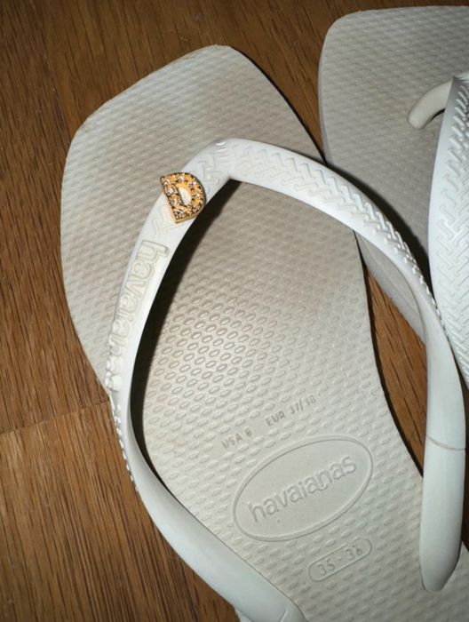 Havaianas square brancas tam. 35-36