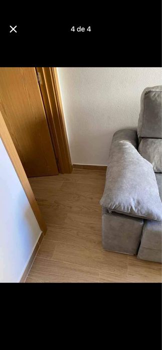 Sofá 2 lugares cinzento