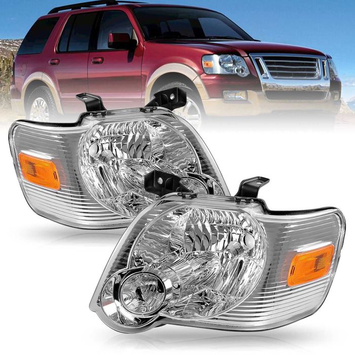 Ford 06-10 Ford Explorer lampy przednie Nowe komplet