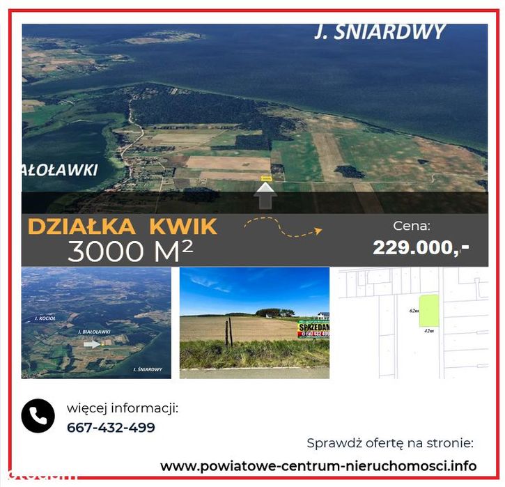 Działka w miejscowości Kwik