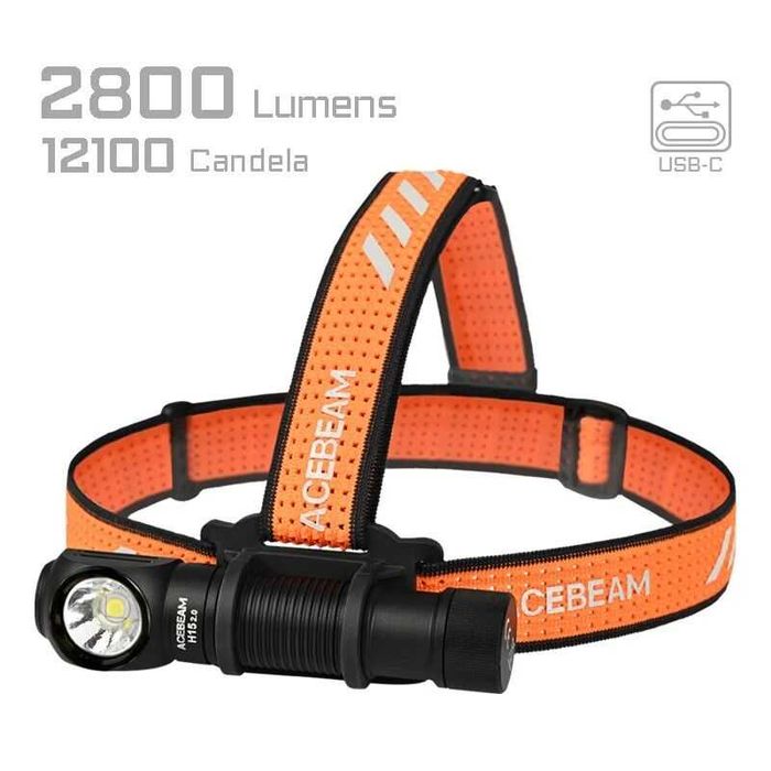 Latarka czołowa AceBeam H15 2.0 2800 lm