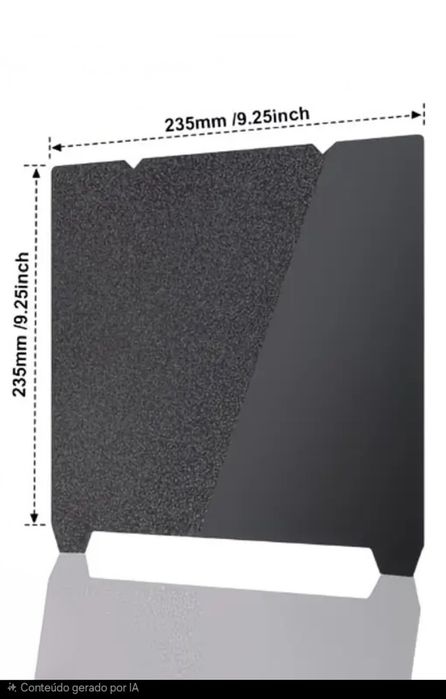 placa de impressão texturada