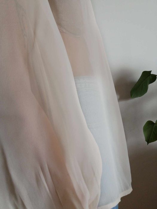 Piękna kremowa koszula z szerokimi rękawami boho Vila