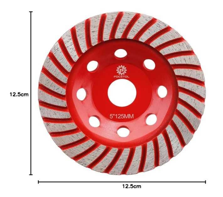 Tarcza Turbo do szlifowania betonu 125mm FOCSTOL