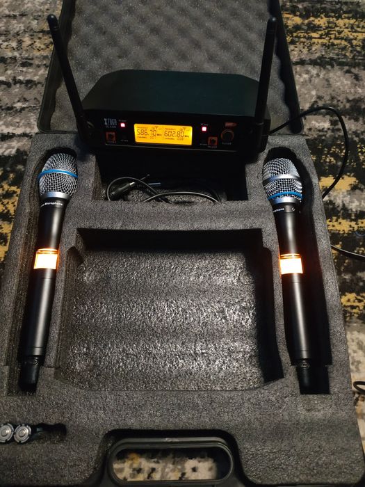 2 mikrofony bezprzewodowe XTuga uhf do 100m